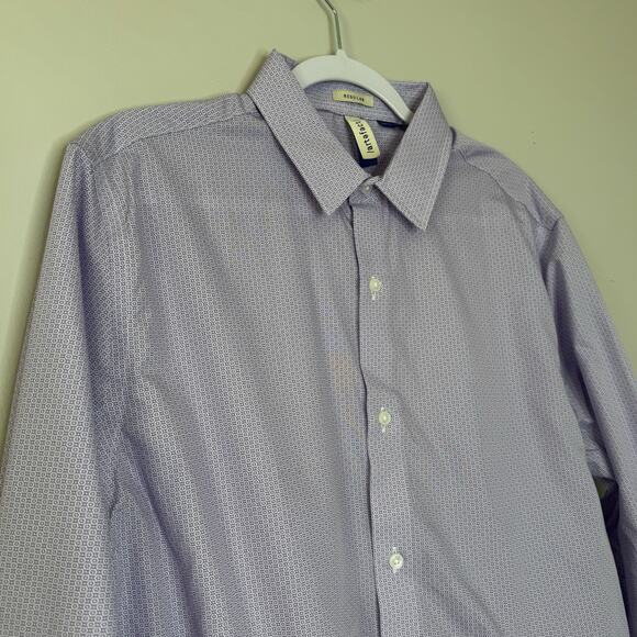 Artefact Purple Long Sleeve Button Up Shirt Men Regular Fit NWT Size Large Tall - Picture 3 of 10